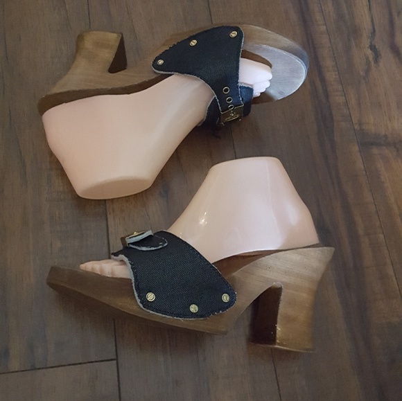 dr scholl's block heel sandal